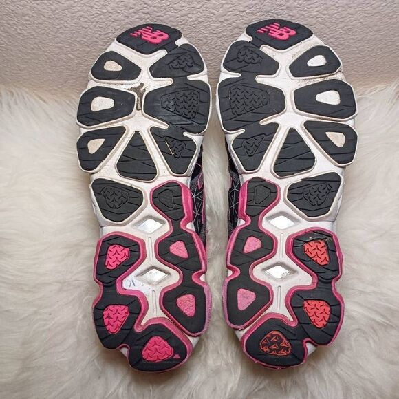 New Balance Womens Black Pink Running Shoes Sneakers Size 6.5 - Picture 6 of 7